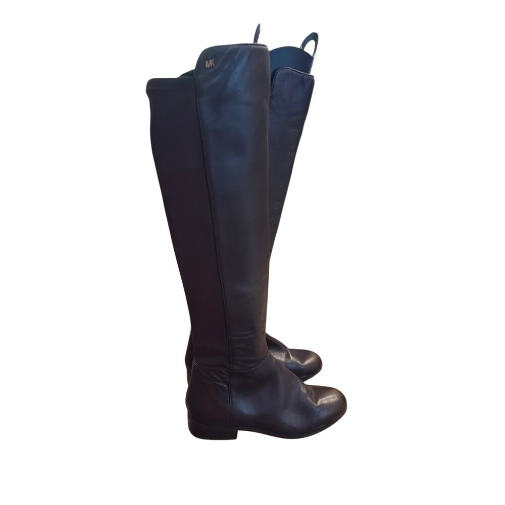 ⭐️ Women’s Michael Kors Brown Leather Riding Boots Size 7M Preppy Country Club